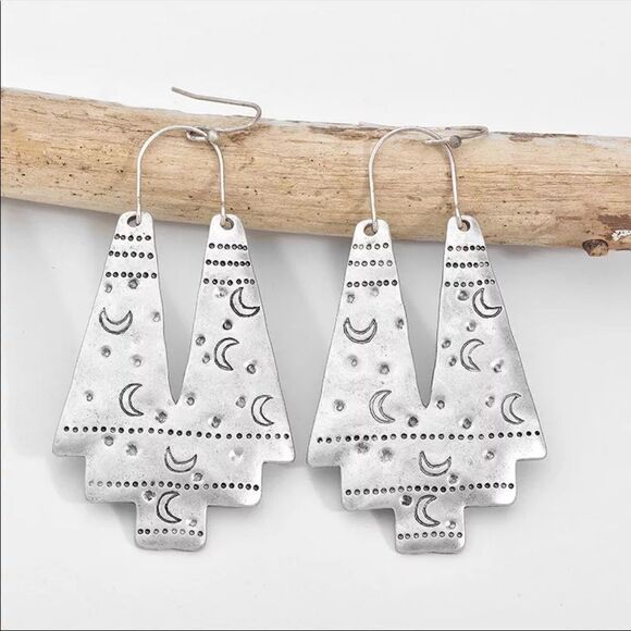 NEW FP Boho Tribal Dangle Earrings - Picture 1 of 11
